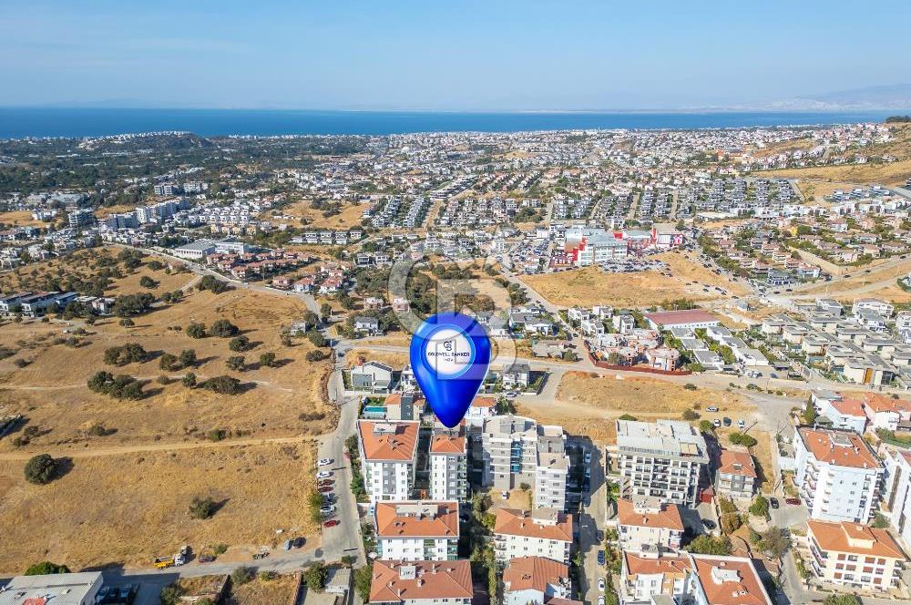 GÜZELBAHÇE YELKİDE SATILIK SİTE İÇERİSİNDE BAHÇELİ 3+1 DAİRE