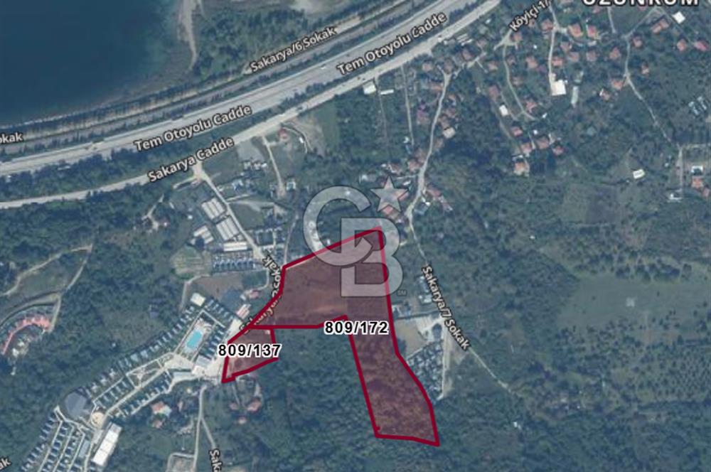 YATIRIMCIYA ÖZEL SAPANCA' NIN PRESTİJLİ NOKTASINDA SATILIK ARSA