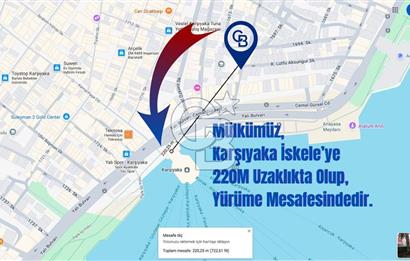 Karşıyaka Tuna Mh. Denize Yakın Geniş Teraslı Satılık 3+1 Daire