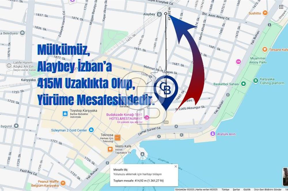 Karşıyaka Tuna Mh. Denize Yakın Geniş Teraslı Satılık 3+1 Daire