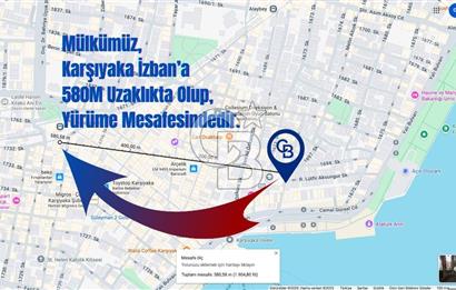 Karşıyaka Tuna Mh. Denize Yakın Geniş Teraslı Satılık 3+1 Daire