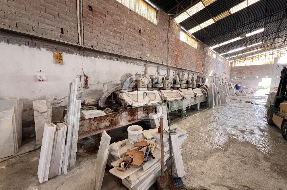 CB ERVA'DAN AYDIN KUYUCAKTA 6630 M2 SATILIK MERMER FABRİKASI