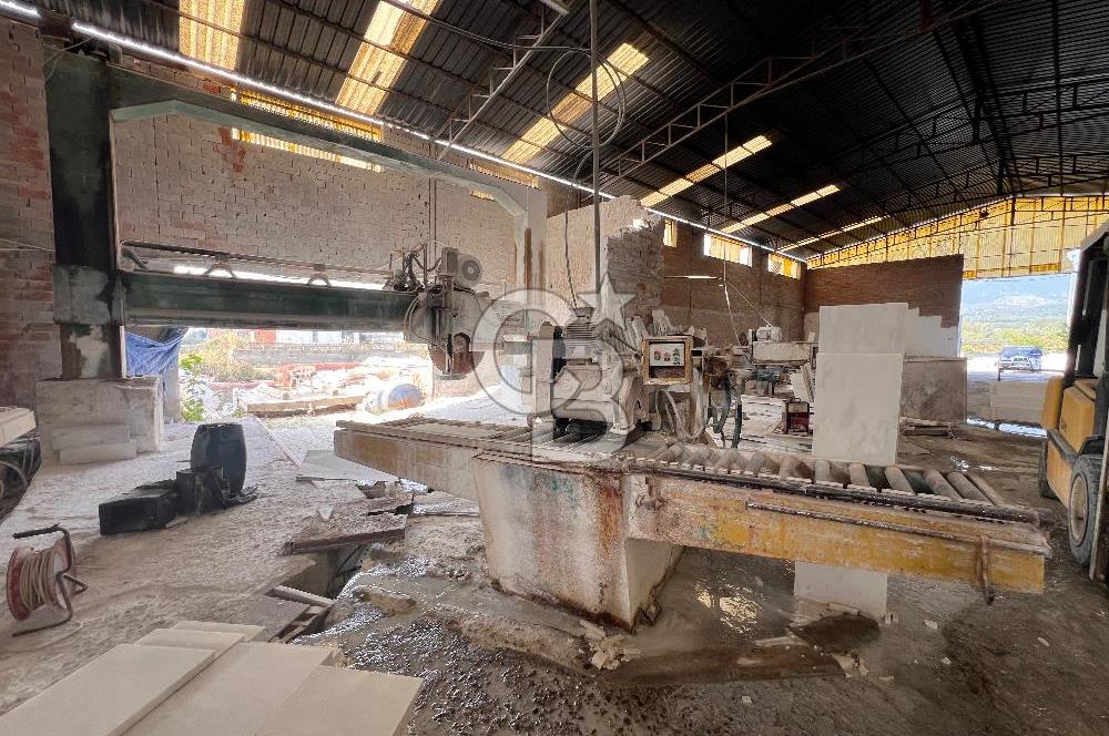 CB ERVA'DAN AYDIN KUYUCAKTA 6630 M2 SATILIK MERMER FABRİKASI