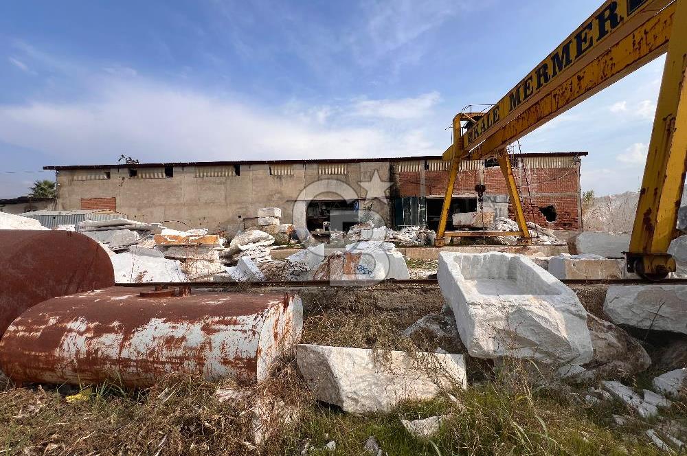 CB ERVA'DAN AYDIN KUYUCAKTA 6630 M2 SATILIK MERMER FABRİKASI
