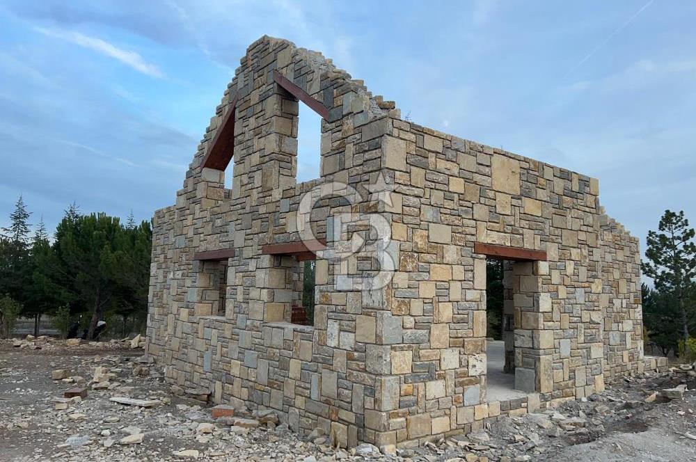 DOĞAL TAŞ VE LÜKS BULUŞUYOR ANAHTAR TESLİM SATILIK TAŞ VİLLA