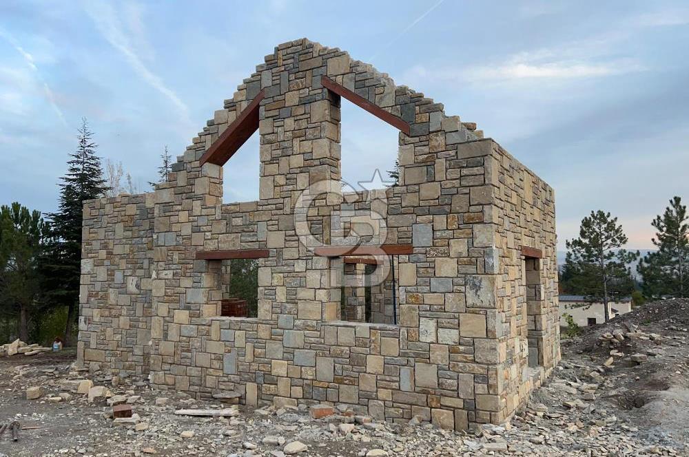 DOĞAL TAŞ VE LÜKS BULUŞUYOR ANAHTAR TESLİM SATILIK TAŞ VİLLA