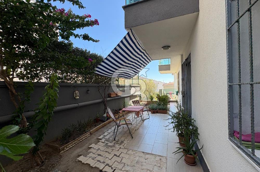 GÜZELBAHÇE YELKİDE SATILIK SİTE İÇERİSİNDE BAHÇELİ 3+1 DAİRE