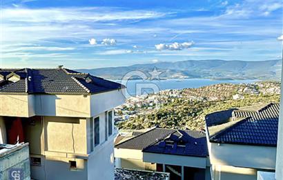 Milas Güllük deniz manzaralı bahçe dubleksi