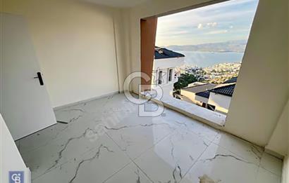 Milas Güllük deniz manzaralı bahçe dubleksi