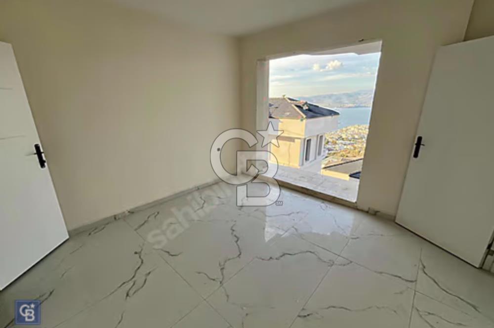 Milas Güllük deniz manzaralı bahçe dubleksi