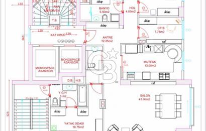 SUADİYE SAHiLDE KATTA TEK 4+1 138 NET BALKONLU DAİRE