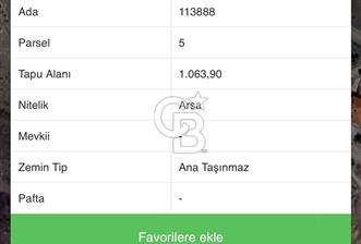 GÖLBAŞI HACILAR'DA 1063 M2 İMARLI SATILIK ARSA - 1 - 315688