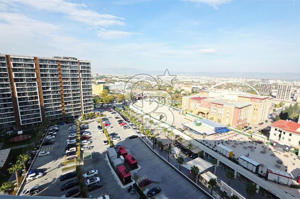 Manisa Meydan Sitesi Havuz Cephe Kiralık 1+1 Daire