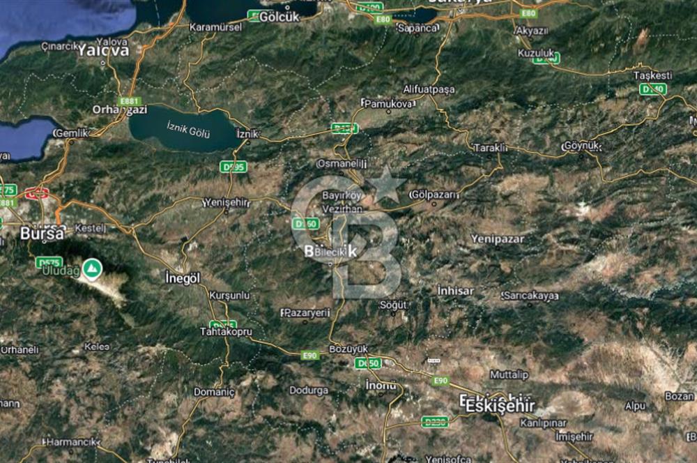 CB''DAN BİLECİK SÖĞÜT ZEMZEMİYE 11.380 M2 MÜSTAKİL SATILIK ARSA