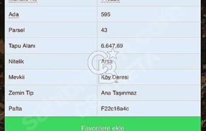 CEKMEKÖY REŞADİYEDE VİLLA İMARLI ARSA