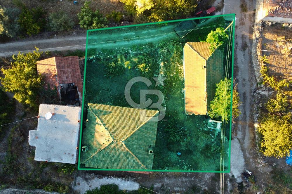 Çanakkale Lapseki Kocavelide Boğaz Manzaralı 377m²Arsa ve Taş Ev