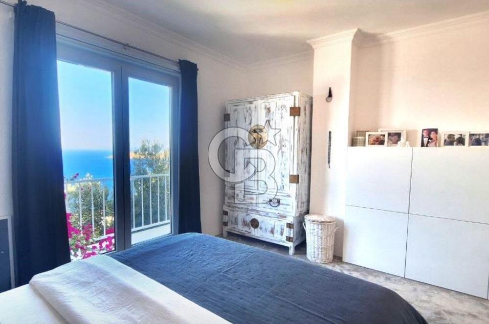 Gündoğan Satılık Villa Deniz Manzaralı