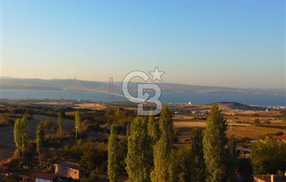 Çanakkale Lapseki Kocavelide Boğaz Manzaralı 377m²Arsa ve Taş Ev