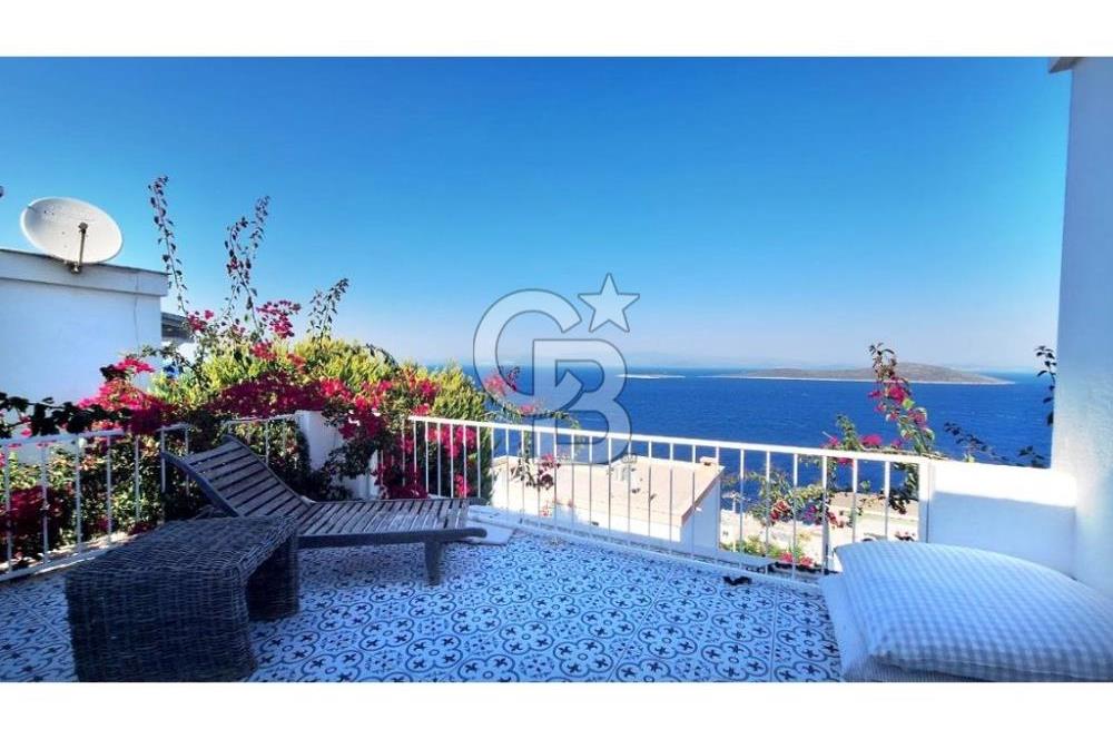 Gündoğan Satılık Villa Deniz Manzaralı