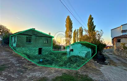 Çanakkale Lapseki Kocavelide Boğaz Manzaralı 377m²Arsa ve Taş Ev