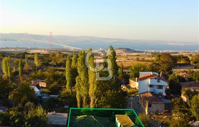 Çanakkale Lapseki Kocavelide Boğaz Manzaralı 377m²Arsa ve Taş Ev