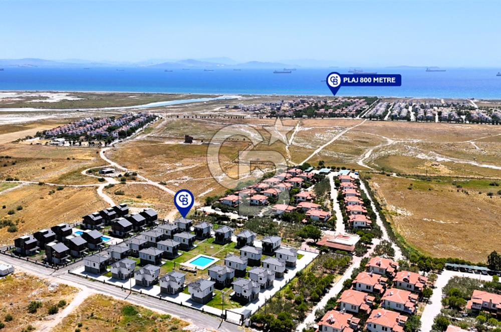 ÇANDARLI'DA SİTE İÇİNDE 3+1 120m2 SATILIK DUBLEKS VİLLA