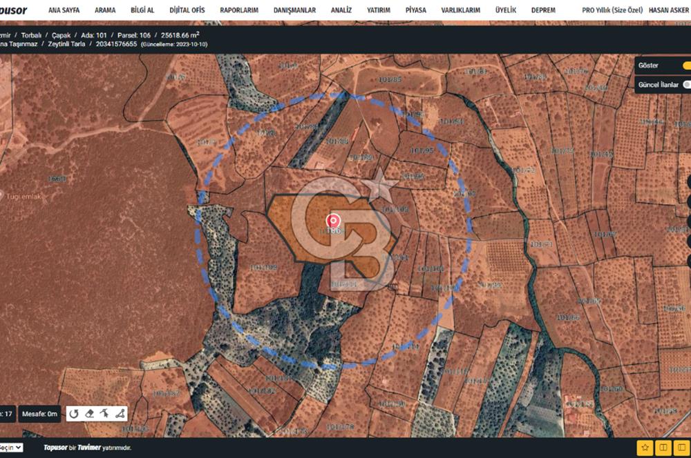 Torbalı Çapak Satılık Tarla Yatırımcıların Dikkatine!