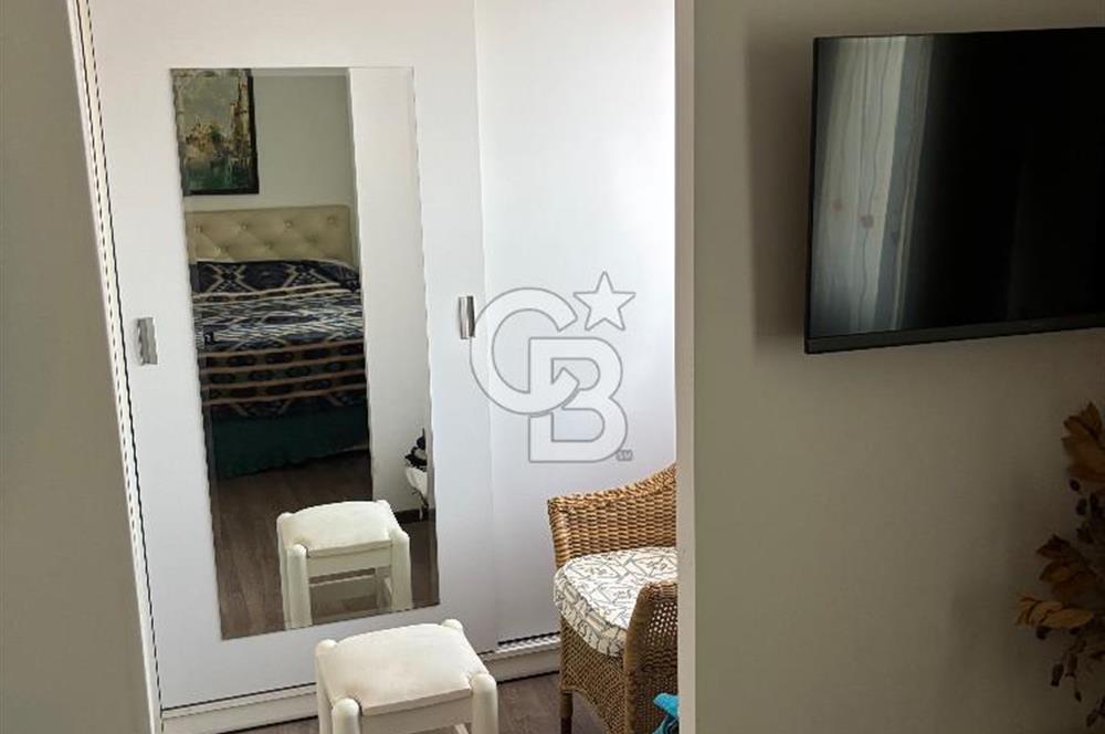 BODRUM BANK EV SAHİL SİTESİNDE MUNTAZAM DENİZ MANZARALI ÜST DUBLEKS