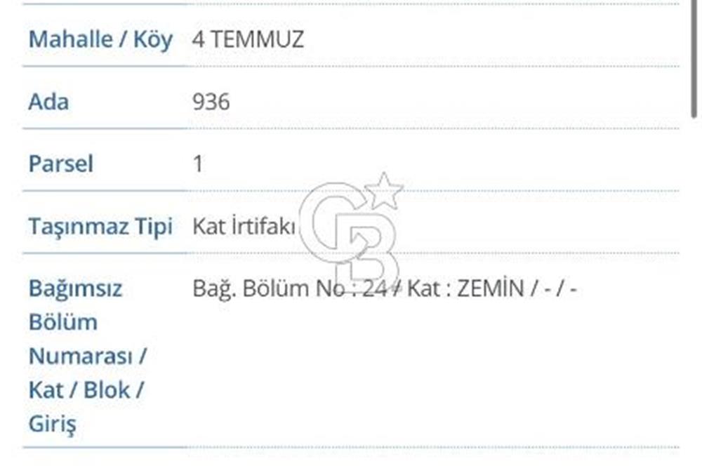KOCAELİ / KARAMÜRSEL - 4 TEMMUZ MAHALLESİ'NDE SATILIK DÜKKAN