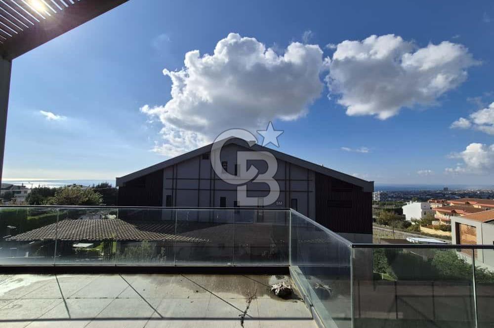 KUMBURGAZ GİŞELER'DE DENİZ MANZARALI SİTE İÇİ KİRALIK VİLLA