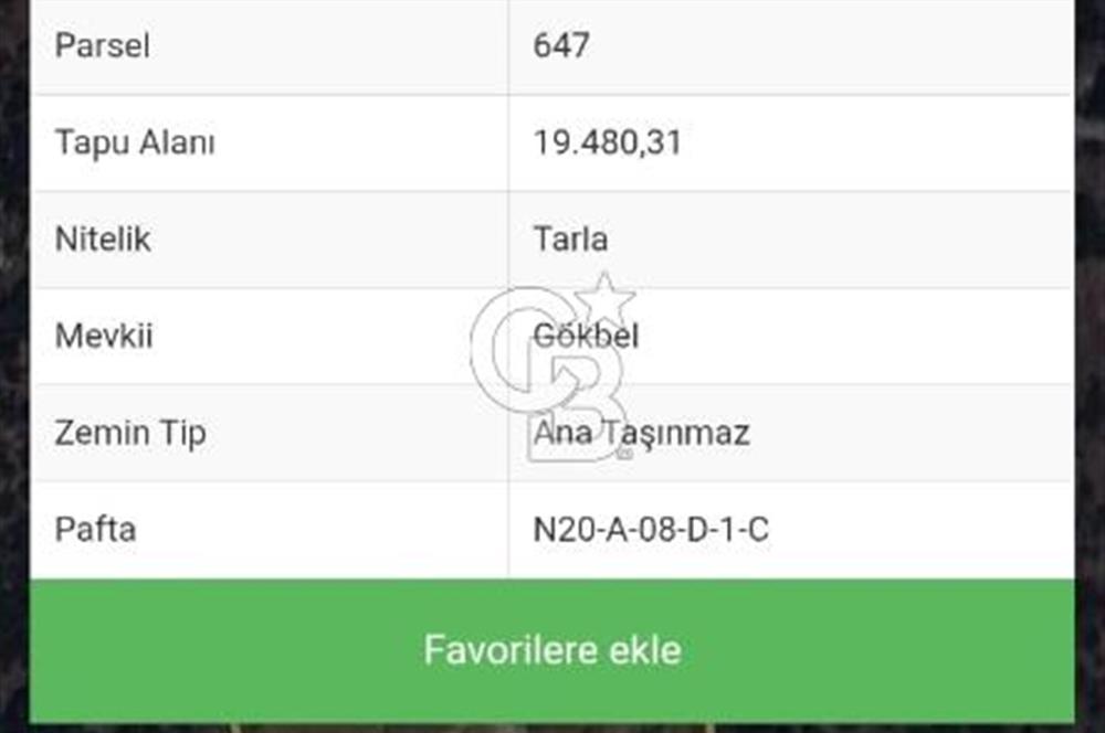 Yatağan yavada tarla vasfında