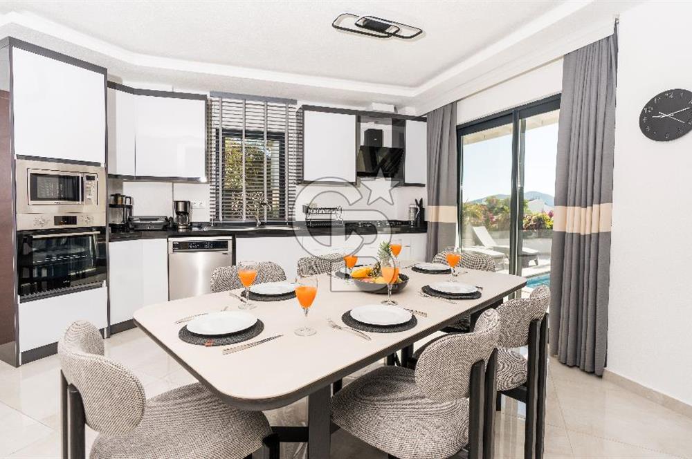 Cb Giz'den Kaş Kalkan Kızıltaş'ta 3+1 Deniz Manzaralı Villa