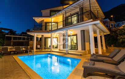 Cb Giz'den Kaş Kalkan Kızıltaş'ta 3+1 Deniz Manzaralı Villa