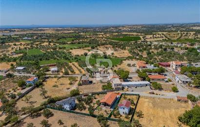 ÇANAKKALE EZİNE DE SATILIKMÜSTAKİL 574 M2 ARSA İÇİNDE TAŞ EV