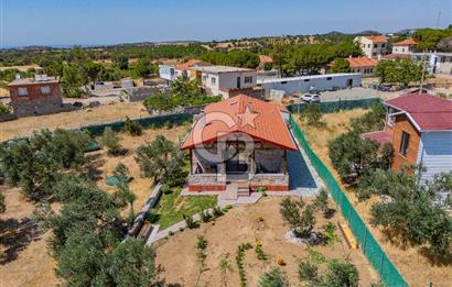 ÇANAKKALE EZİNE DE SATILIKMÜSTAKİL 574 M2 ARSA İÇİNDE TAŞ EV