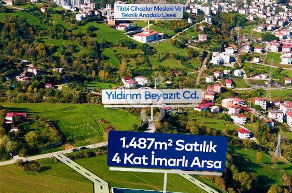 TEKKEKÖY 1487 m2 DENİZ MANZARALI ARSA