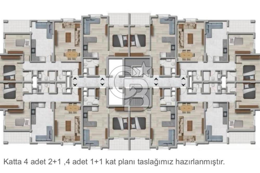 TEKKEKÖY 1487 m2 DENİZ MANZARALI ARSA