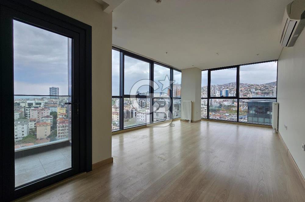 RİTİM İSTANBUL - BOŞ- DENİZ MANZARALI - BALKONLU 111m2- KÖŞE 2+1