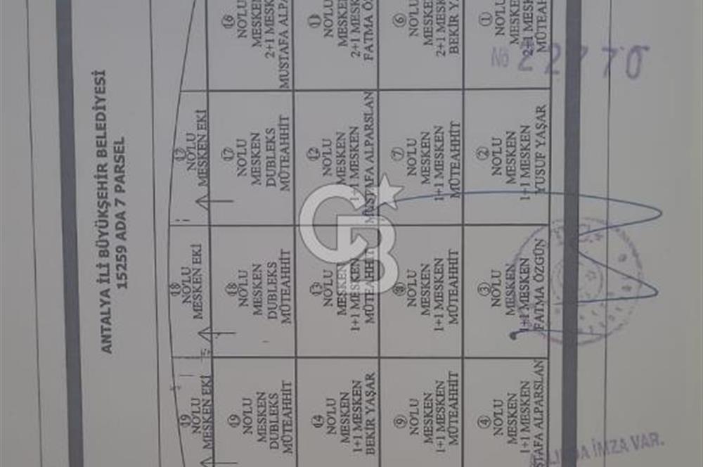 ANTALYA ALTINTAŞ'TA HAVAALANINA YAKIN KONUMDA SATILIK 2+1 DAİRE