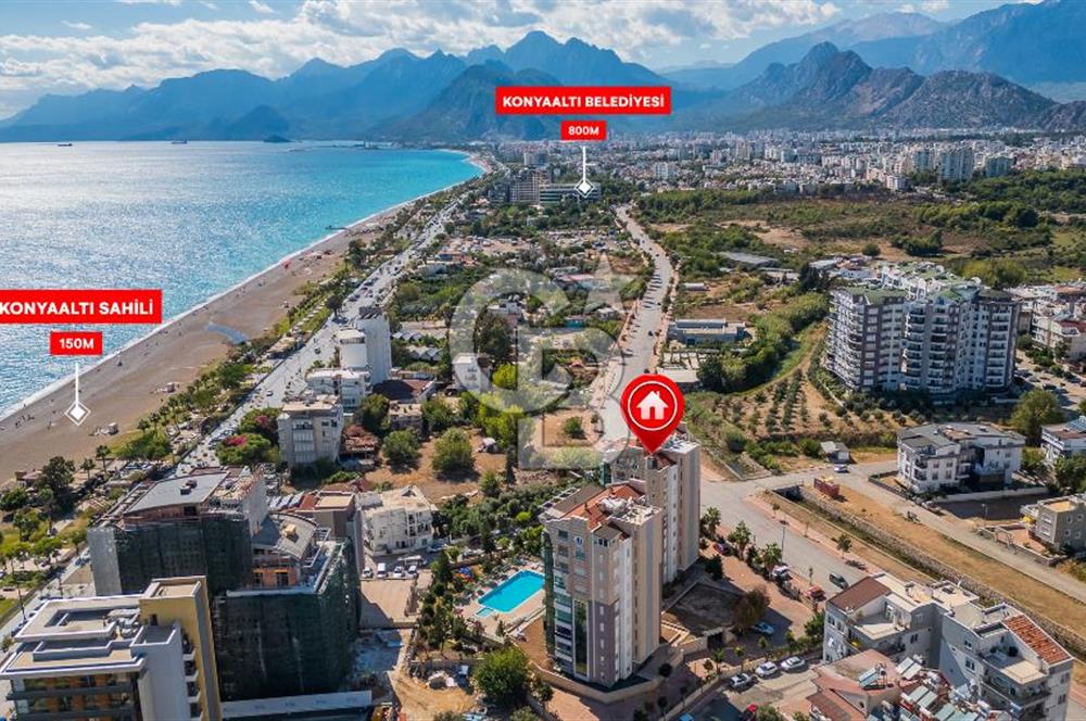 KONYAALTI SAHİLİN'DE 1+1 EŞYALI SİTE İÇERİSİNDE KİRALIK DAİRE