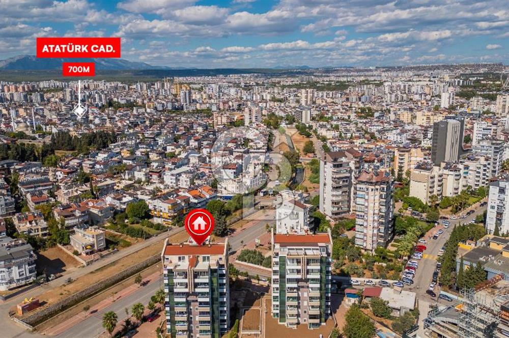 KONYAALTI SAHİLİN'DE 1+1 EŞYALI SİTE İÇERİSİNDE KİRALIK DAİRE