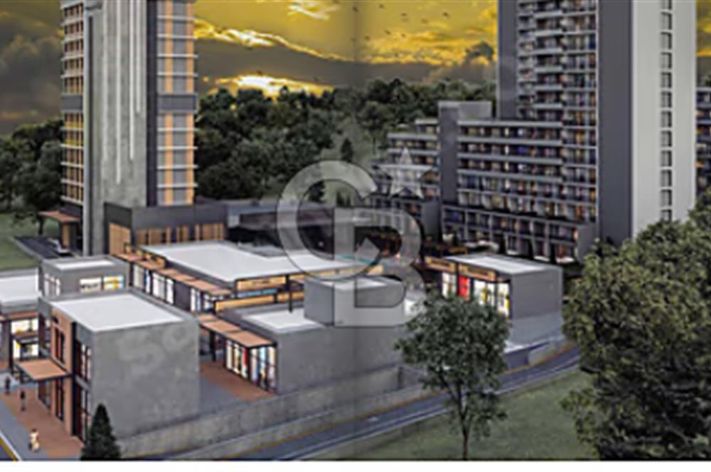 BOSS SARAY Satılık 1+1 Ofis 47 m²+24 m² Teras Havuz Manzara