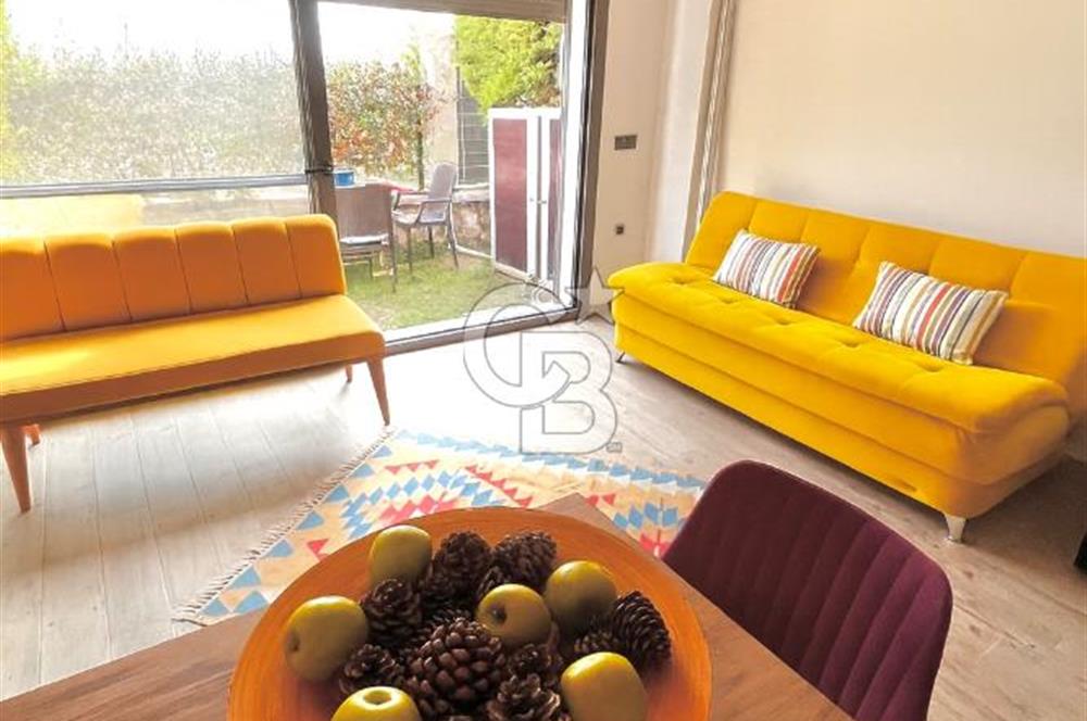 Gülbahçe Saygın Pazar Stüdyo Sitesinde Özel Bahçeli, Dubleks 2+1 – Full Eşyalı Kiralık