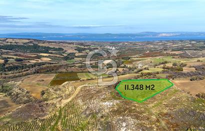 Çanakkale Merkez Kızılkeçilide Full Boğaz Manzaralı Tarla