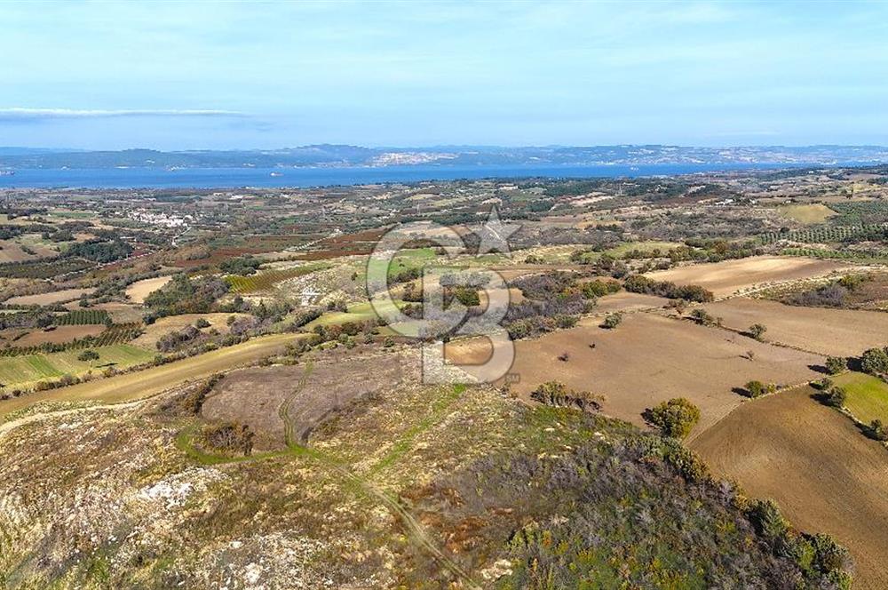 Çanakkale Merkez Kızılkeçilide Full Boğaz Manzaralı Tarla