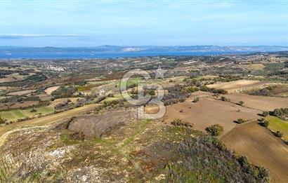 Çanakkale Merkez Kızılkeçilide Full Boğaz Manzaralı Tarla