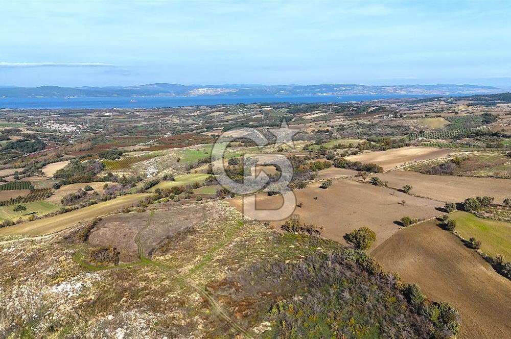 Çanakkale Merkez Kızılkeçilide Full Boğaz Manzaralı Tarla