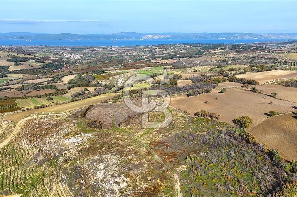 Çanakkale Merkez Kızılkeçilide Full Boğaz Manzaralı Tarla