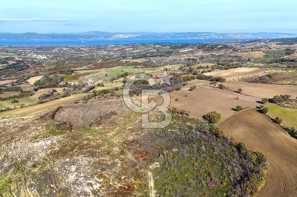 Çanakkale Merkez Kızılkeçilide Full Boğaz Manzaralı Tarla