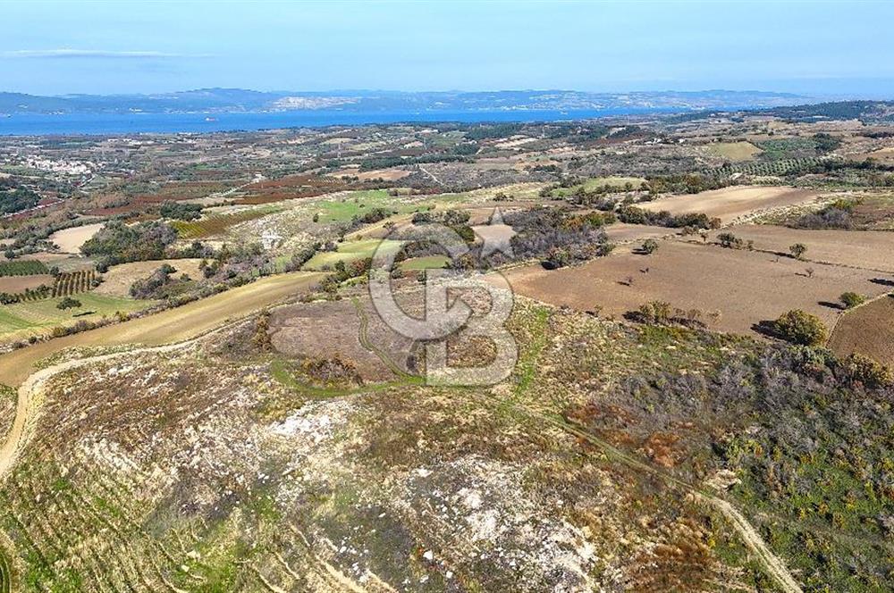 Çanakkale Merkez Kızılkeçilide Full Boğaz Manzaralı Tarla